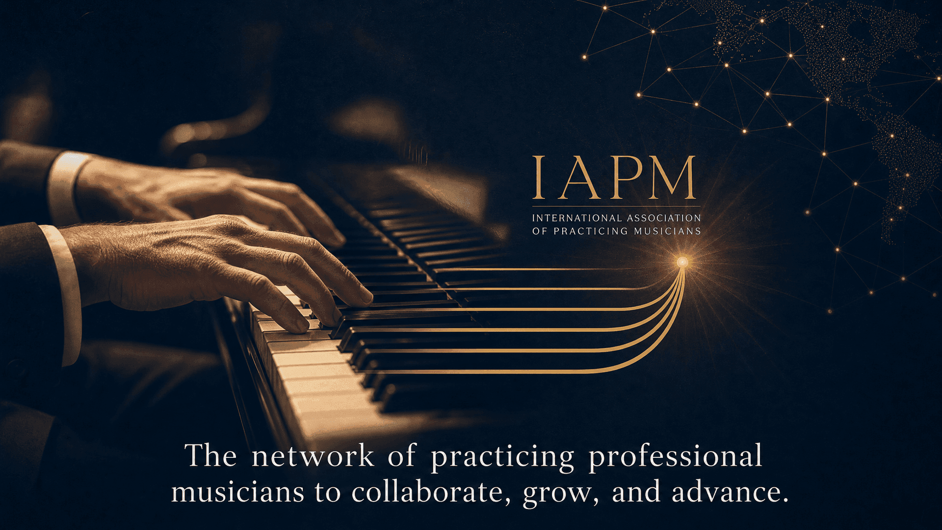 Musicians practicing, teaching, and performing together